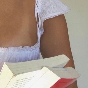 ISO : white chiffon tulle top